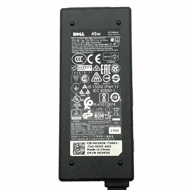 Alt view image 5 of 6 - Genuine 65W AC Adapter For Inspiron 5755 5758 5759 5767 Laptop Charger