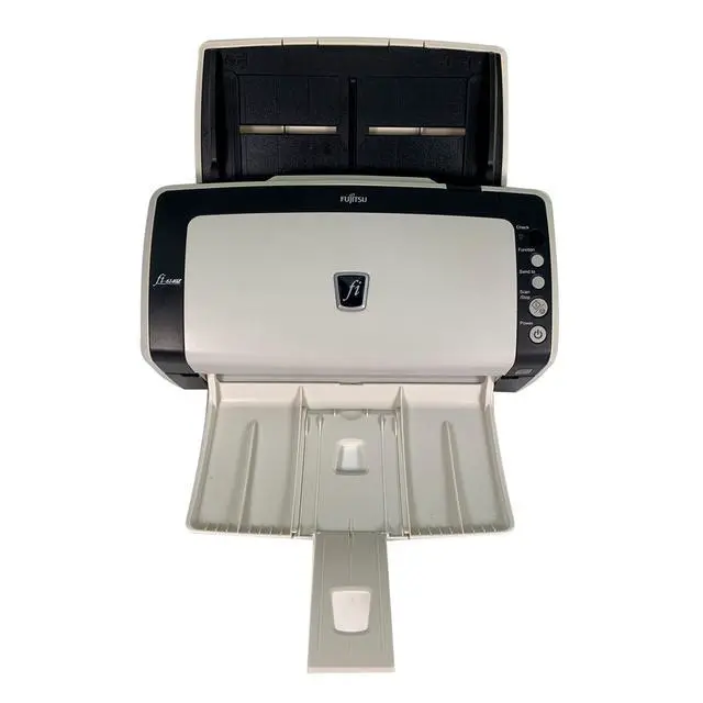 Alt view image 6 of 7 - Fujitsu Fi-6140Z ADF Document Scanner USB PA03630-B005 w/Accessories