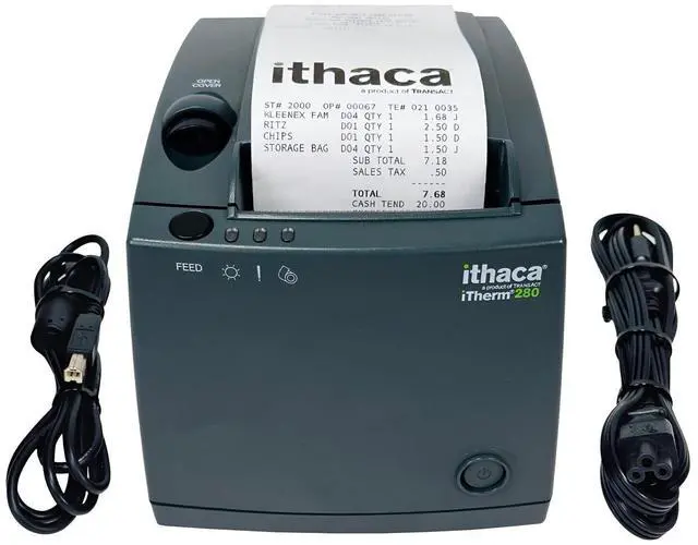 Main image of TransAct Ithaca iTherm 280 MOD 280-UL-1 Thermal POS Receipt Printer USB Cutter
