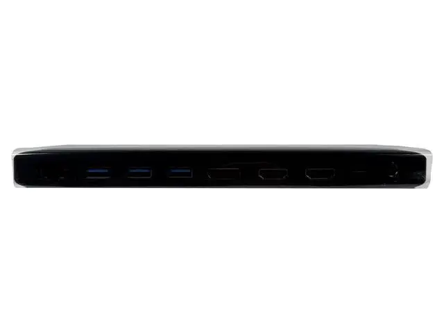 Alt view image 3 of 7 - Netpatibles DOS-UBC-12P-100-NP Triple 4k Dock Station 12-in-1 Hub w/Adapter