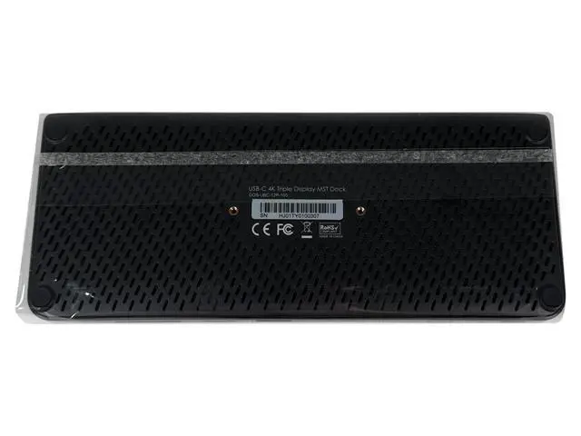 Alt view image 5 of 7 - Netpatibles DOS-UBC-12P-100-NP Triple 4k Dock Station 12-in-1 Hub w/Adapter