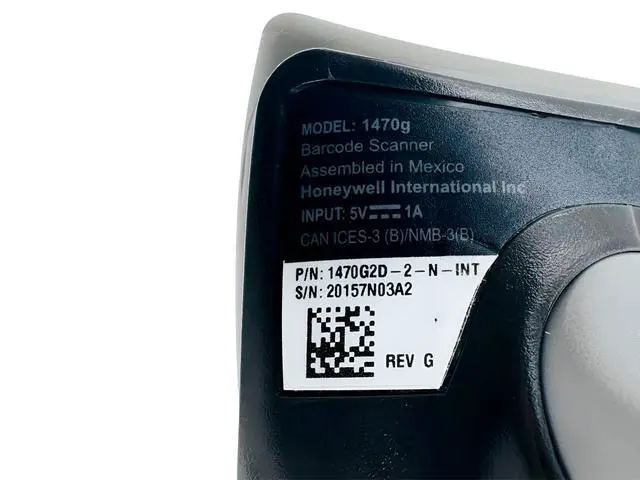 Alt view image 6 of 7 - Honeywell Voyager Extreme Performance 1470g 1D 2D QR Barcode Scanner w/USB Cable