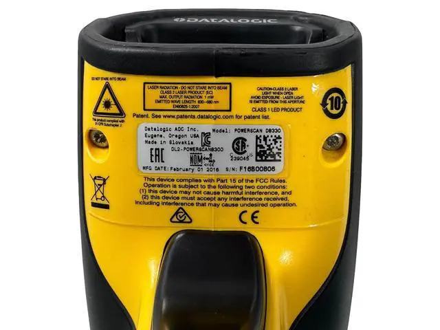 Alt view image 2 of 6 - Datalogic PowerScan D8330 Corded Barcode Scanner Reader w/USB Cable Grade A!