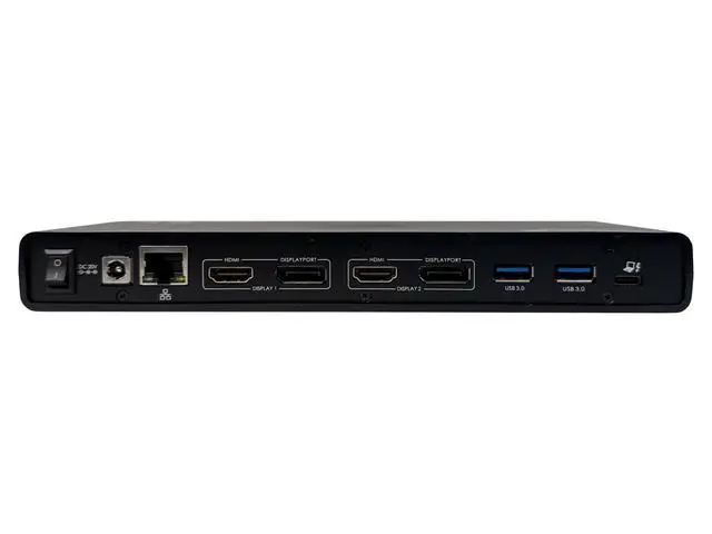 Alt view image 2 of 7 - NetPatibles DOS-CDL-12P-01B Universal Dock Station USB-C w/Bundle