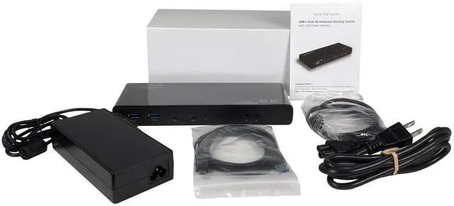 Main image of NetPatibles DOS-CDL-12P-01B Universal Dock Station USB-C w/Bundle