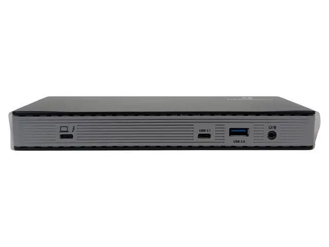 Alt view image 3 of 7 - Netpatibles DOS-TB3-10P-01B-NP Thunderbolt 3 Dual Display 4k Dock Station