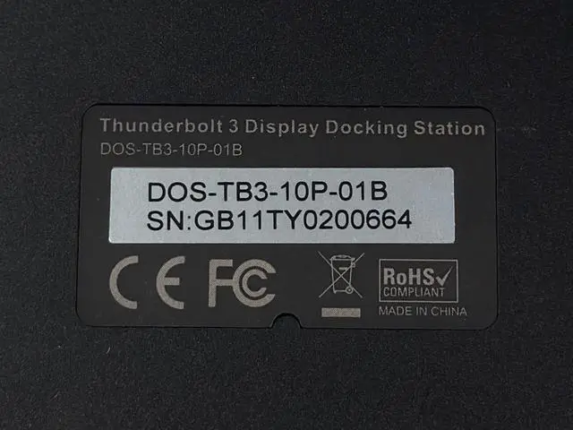 Alt view image 6 of 7 - Netpatibles DOS-TB3-10P-01B-NP Thunderbolt 3 Dual Display 4k Dock Station