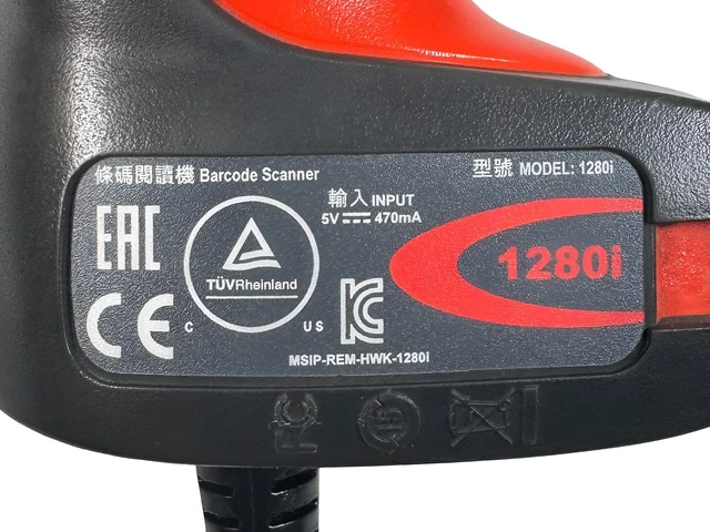 Alt view image 6 of 7 - Honeywell Granit 1280i Barcode Scanner 1280IFR-3 Reader w/USB Cable