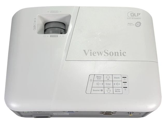 Alt view image 5 of 7 - ViewSonic PG703W DLP Projector 4000 Lumens Full HD 3D WXGA Dual HDMI 10W Speaker