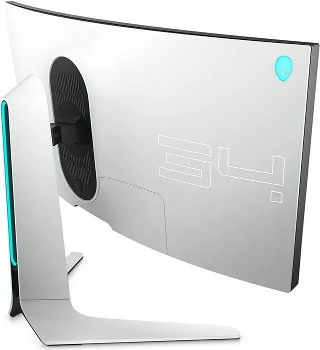 Alt view image 7 of 7 - Alienware 120Hz UltraWide Gaming Monitor 34 Inch Curved Monitor with WQHD (3440 x 1440) Anti-Glare Display, 2ms Response Time, Nvidia G-Sync, Lunar Light - AW3420DW