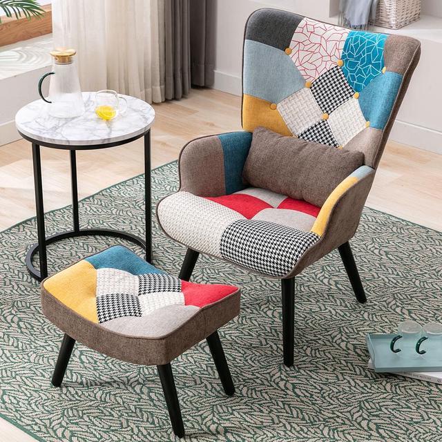 Colorful chairs deals for living room