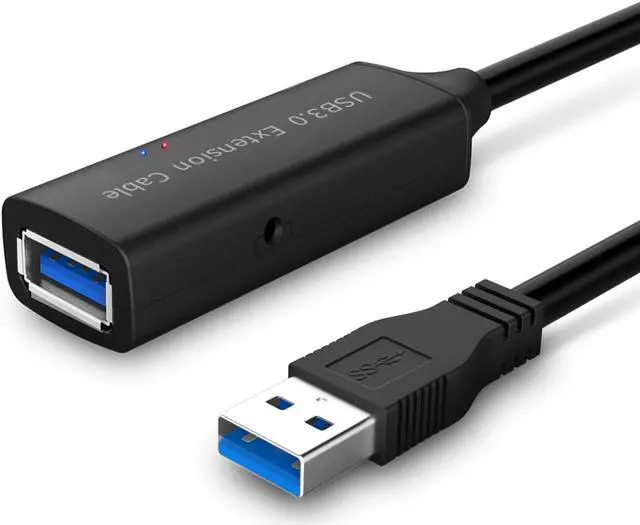 Main image of RSHTECH USB 3.0 Active Extension Cable 16 Feet USB 3.0 Extender Male to Female Cord with Built-in Signal Booster Chips for Xbox, PS4, USB Printer, Mouse, Keyboard, etc