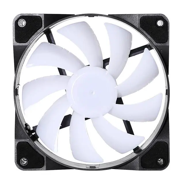 Alt view image 5 of 7 - Bubalus Ice 120 mm RGB Case Fan True RGB Color Ultra Quiet Cooling Fan with Hydraulic Bearing Standard Size 120mm Case Fan