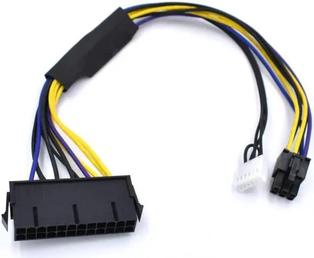 Main image of 24 Pin to 6 Pin PCI-E ATX Main Power supply Adapter Cable for HP8380 8000 880 600G1 Motherboard
