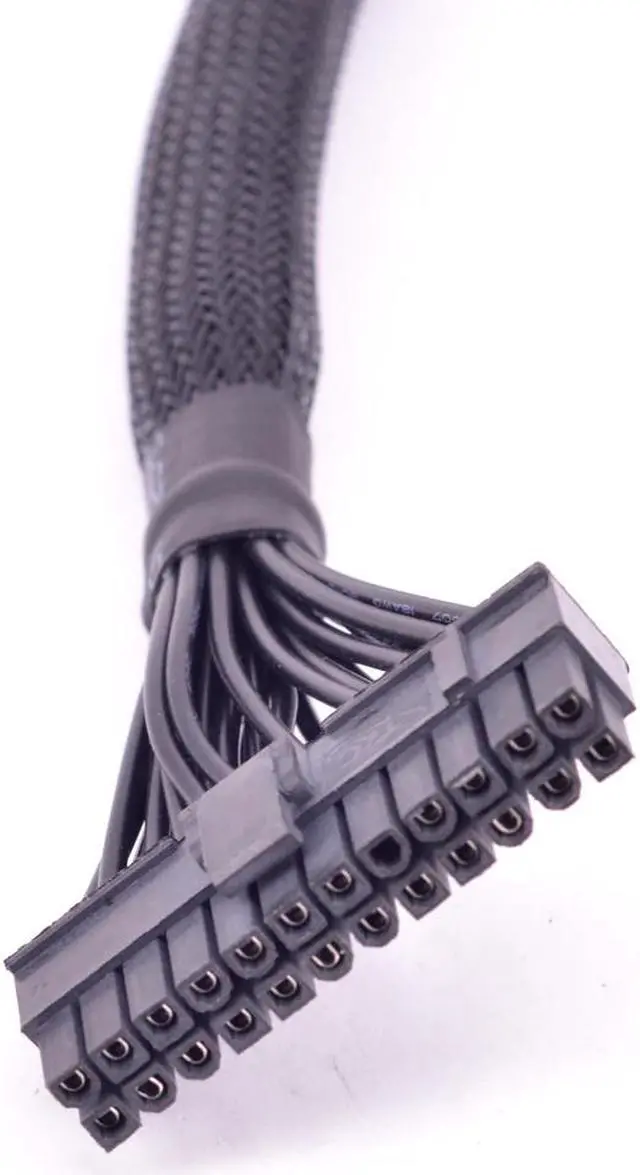 Alt view image 3 of 4 - For Cooler Master V850 V1000 V1300 Platinum V650 V750 V850 Gold ATX 24 Pin Power supply Cable PSU Modular 18+10 Pin to 24Pin MB