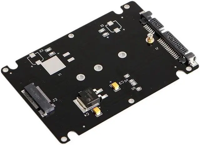 Main image of B+M Key Socket 2 M.2 NGFF (SATA) SSD to 2.5 SATA Adapter Card with Case New