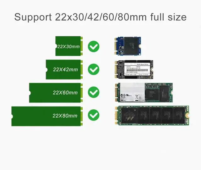 Alt view image 3 of 6 - JEYI S118S M.2 NGFF to SATA Adapter Card NGFF 67PIN to 22Pin SATA3 Adapter M2 SSD Stents Support iOS/Windows XP/7/8/10/Linux