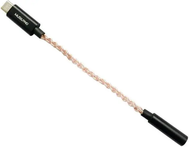 Alt view image 2 of 6 - Musiland MU1 TYPE-C portable sound card Earphone cable 3.5mm Headset Adapter decodes for mobile phone