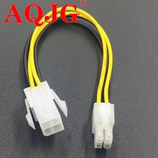 Alt view image 3 of 4 - 5pcs 8 ATX 12V P4 4Pin CPU Auxiliary Power Extension Cable Cord Male To Female