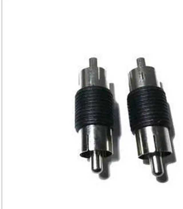 Alt view image 2 of 2 - 10 Pieces Straight AV RCA Male to Male RCA Coupler Connector Adapter  Wholesale