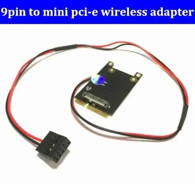Main image of Dupont 9pin to MINI PCI-E  wireless wifi adapter card with 40cm line wireless card BCM943602CDP BCM94331CSAX to MINIpci-e adapte