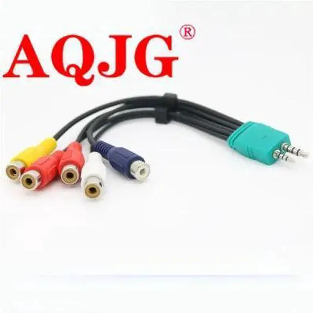 Main image of 20CM 5RCA Female to 2.5mm+3.5mm male Audio Video Cable Adapter Connector for Samsung LCD TV dedicated