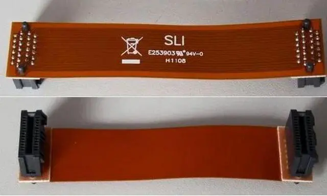 Alt view image 4 of 4 - Two Way for  NVidia Flexible SLI Bridge PCI-E Video Connector   sli adapter 1pcs/lot Hiagh Quality