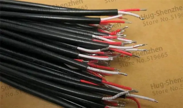 Alt view image 5 of 6 - 30cm DC power female connector power cord cable size 5.5*2.1 Power female Plug Connector for Monitoring,led light--10pcs