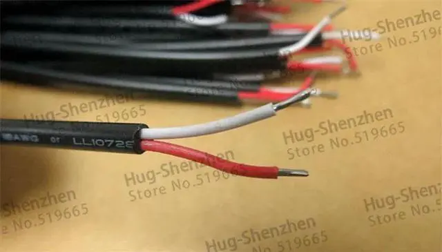 Alt view image 6 of 6 - 30cm DC power female connector power cord cable size 5.5*2.1 Power female Plug Connector for Monitoring,led light--10pcs