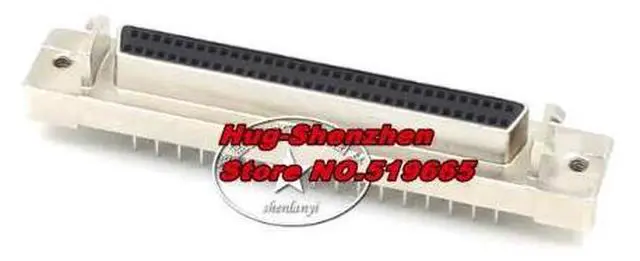 Alt view image 4 of 5 - SCSI 68pin Female Socket 68-pin straight Inserting plate female PCB adapter -1pcs/lot