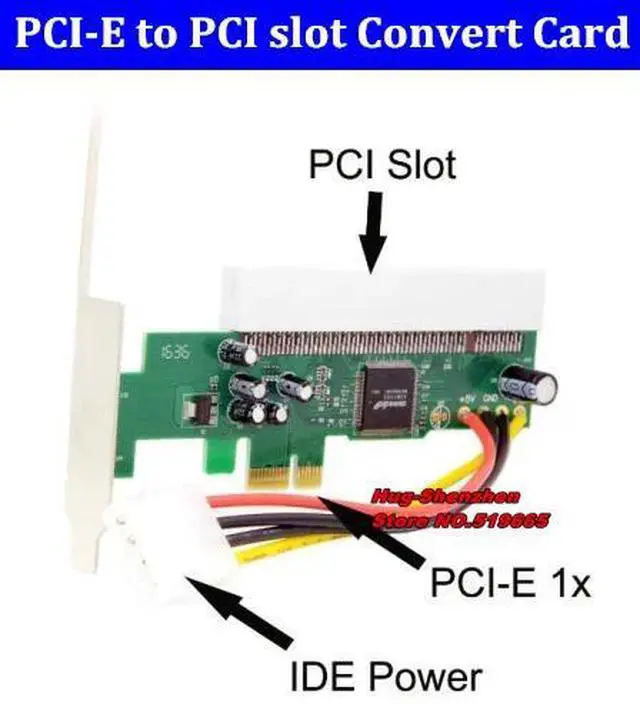 Main image of PCIe to PCI adapter card  PCI-Express to PCI slot expansion card  Supporting Acquisition Card creative sound card