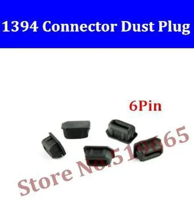 Main image of 200pcs/lots1394 (6pin) jack dust plug stopper protective shields to protect interface