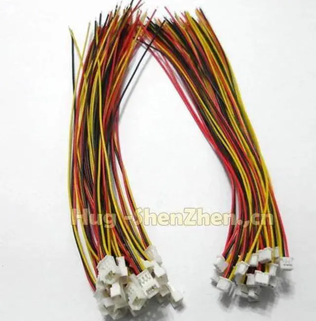 Alt view image 3 of 3 - Mini Micro JST 1.25mm 3Pin cable Connector with Wire 100set/lot