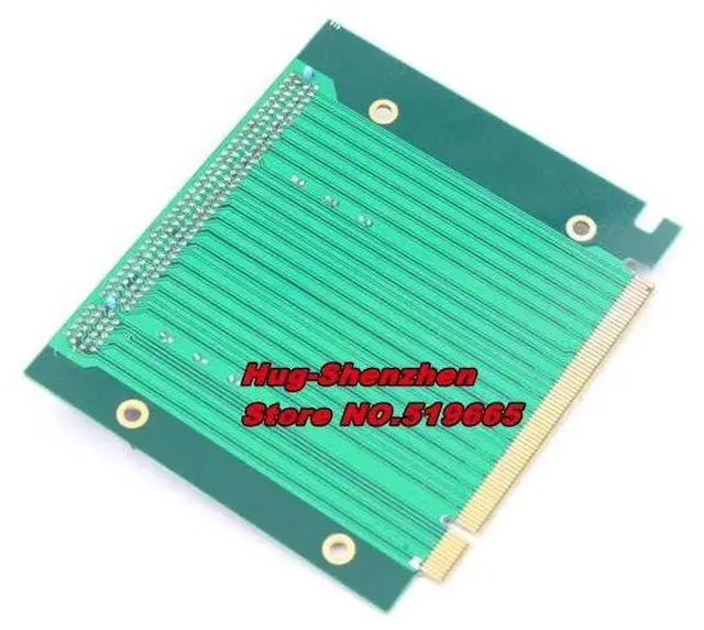 Alt view image 4 of 4 - and  DIY chassis PCI-E Reverse Card X16 graphics card PCI-E 16X 90 degrees Adapter Card for 4U