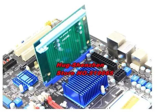 Alt view image 3 of 4 - and  DIY chassis PCI-E Reverse Card X16 graphics card PCI-E 16X 90 degrees Adapter Card for 4U