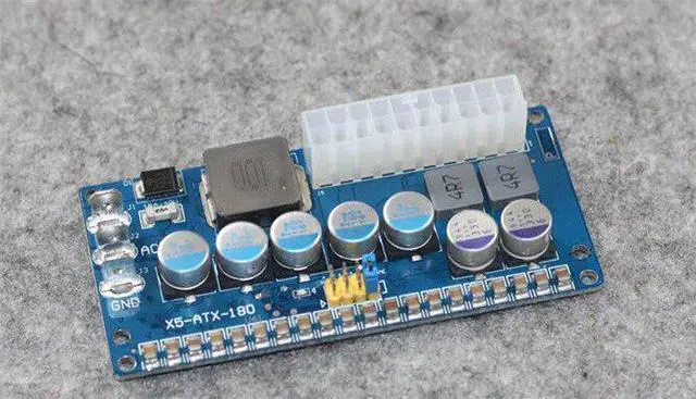 Alt view image 3 of 6 - DC DC ATX PSU 8-22V 180W Pico ATX Switch Pico PSU 24pin MINI ITX DC to Car ATX PC Power Supply Module For Computer