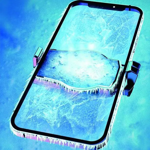 Alt view image 6 of 6 - X5 Metal ABS Portable Universal Semiconductor Cooler for PUBG Mobile Phone Game Fast Cooling Fan Radiator for IPhone Android IOS