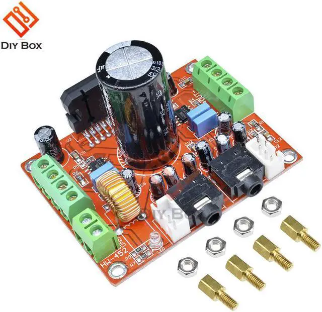 Alt view image 2 of 4 - TDA7850 Digital Audio Amplifier Board DC 12V 4*50W BA3121 Noise Reduction Car AMP Power Amplifiers Car Speaker DIY Kit