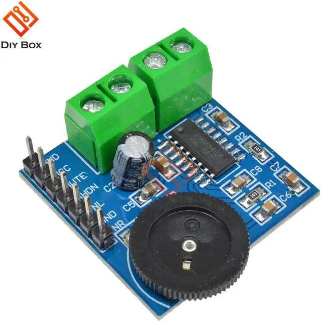 Alt view image 4 of 4 - PAM8403 Class D power Amplifier Board module 5V 3W * 2 Audio Stereo AMP Volume Control Sound Board amplifier for speakers
