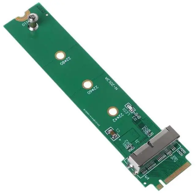 Alt view image 6 of 6 - For MacBook Air Pro 12+16 Pins SSD to M.2 Key M (NGFF) PCI-e Adapter Converter Card for PC Computer Accessories LX9B