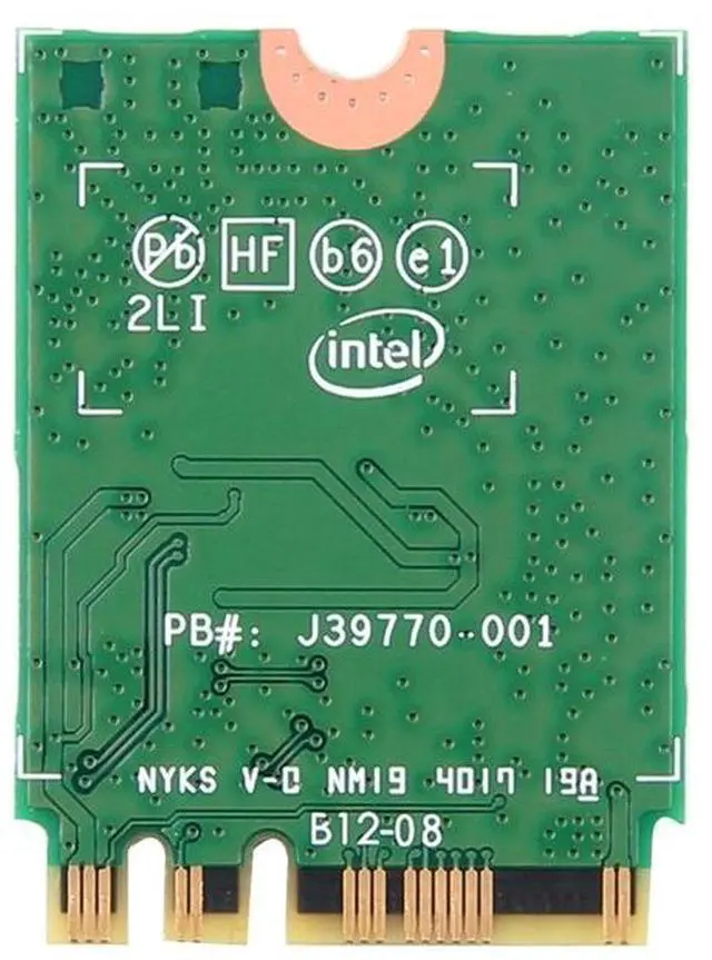 Alt view image 3 of 10 - Dual Band Wireless-AC 9260 Intel 9260NGW NGFF 802.11Ac MU-MIMO 1730Mbps 1.73Gbps WiFi + Bluetooth 5.0 Card Fit Windows 10