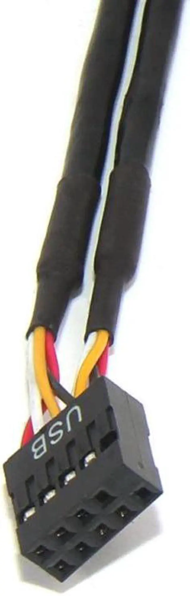 Alt view image 6 of 6 - USB 2.0 Extender 1 to 2 Connector Adapter Port Multilier 9 pin USB header Male 1 to 4 Female Extension Cable Desktop Card HUB