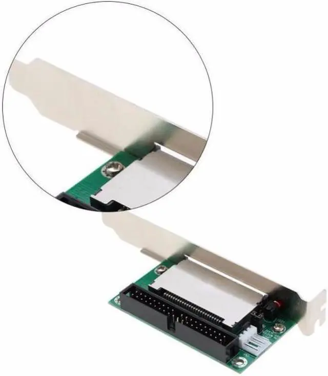 Alt view image 4 of 6 - 40 Pin CF To IDE Compact Flash Card Adapter Bootable Computer Accessories IDE Converter Card For Laptop PCI Bracket Back Panel
