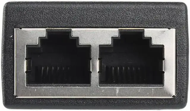 Alt view image 6 of 6 - 2pcs 1 To 2 Way RJ45 Female Splitter LAN Ethernet Network Cable Double Connector Adapter Port Coupler For Laptop Docking Station