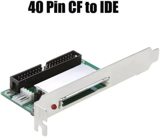 Main image of 40 Pin CF To IDE Compact Flash Card Adapter Bootable Computer Accessories IDE Converter Card For Laptop PCI Bracket Back Panel