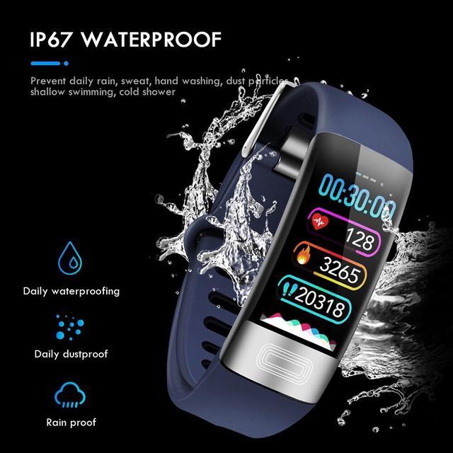 Blood Pressure Bracelet Tracker IP67 Waterproof Wristband Fitness