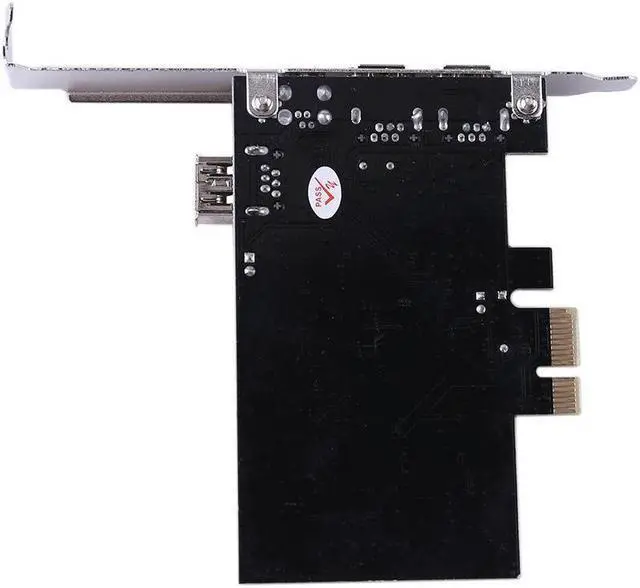 Alt view image 6 of 6 - 3 Ports 1394A Expansion Card PCI-E 1X to IEEE 1394 DV Video Adapter 1x 4Pin 2x 6Pin Controller for Desktop PC for Window 7 8 10