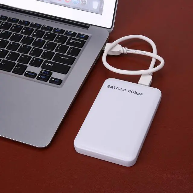 Alt view image 4 of 6 - SSD Case 2.5inch SATA to USB 3.0 Hard Drive Enclosure for SSD Disk HDD Box Case Support UASP HD External Hard Disk cover(Red)