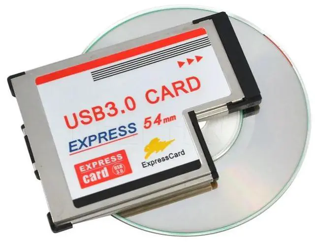 Alt view image 6 of 6 - Kebidumei  Express Card 54mm to USB 3.0 Card 2 Port Expresscard PCI-E to USB Adapter Converter