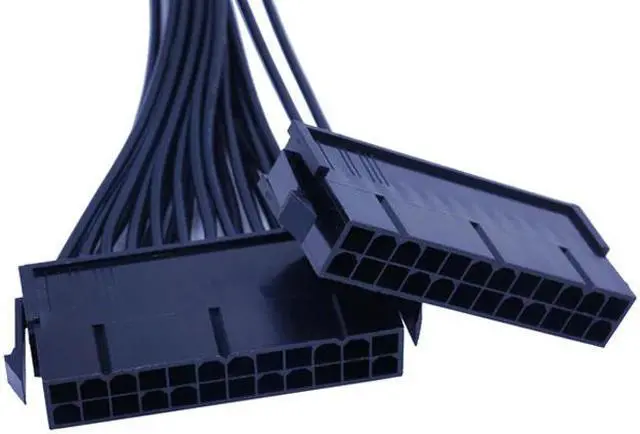 Alt view image 4 of 6 - 24Pin Power Supply Synchronizer Male To Female ATX Mining 30cm 24 Pin Dual PSU Extension Cable For Computer Adaptor For Mining